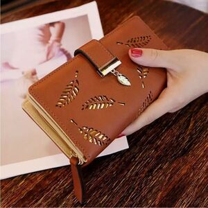 Women Leather Clutch Bifold Wallet Card Holder Purse Lady Long Handbag Best Gift